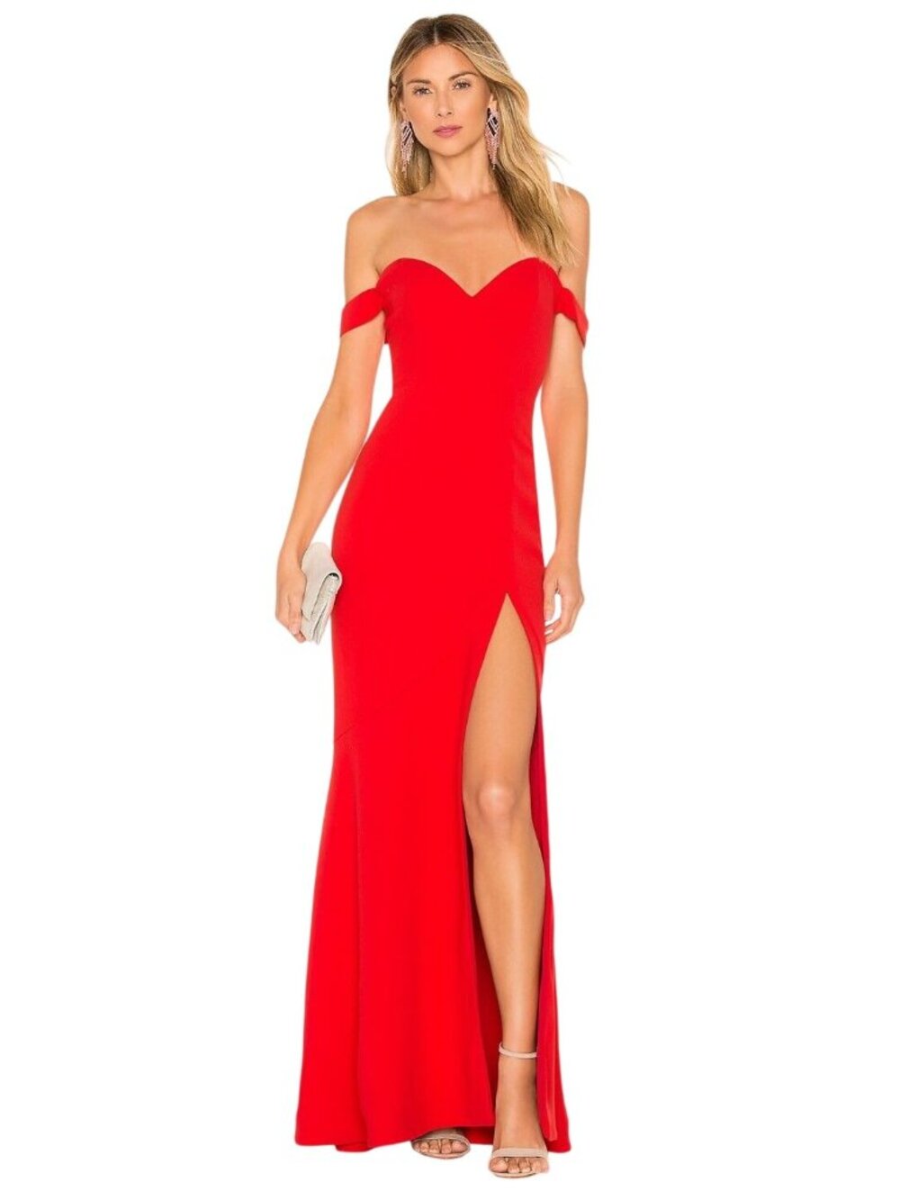 NBD Maracuya Gown in Red X-Large New Womens Long Maxi Dress